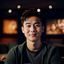 用户影视达人小K的头像，年轻男性侧脸，背景为家庭影院，热爱影视资源的形象
